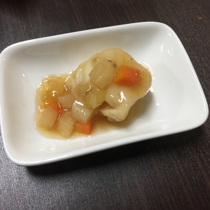 【離乳食 完了期】真だらの野菜あんかけ